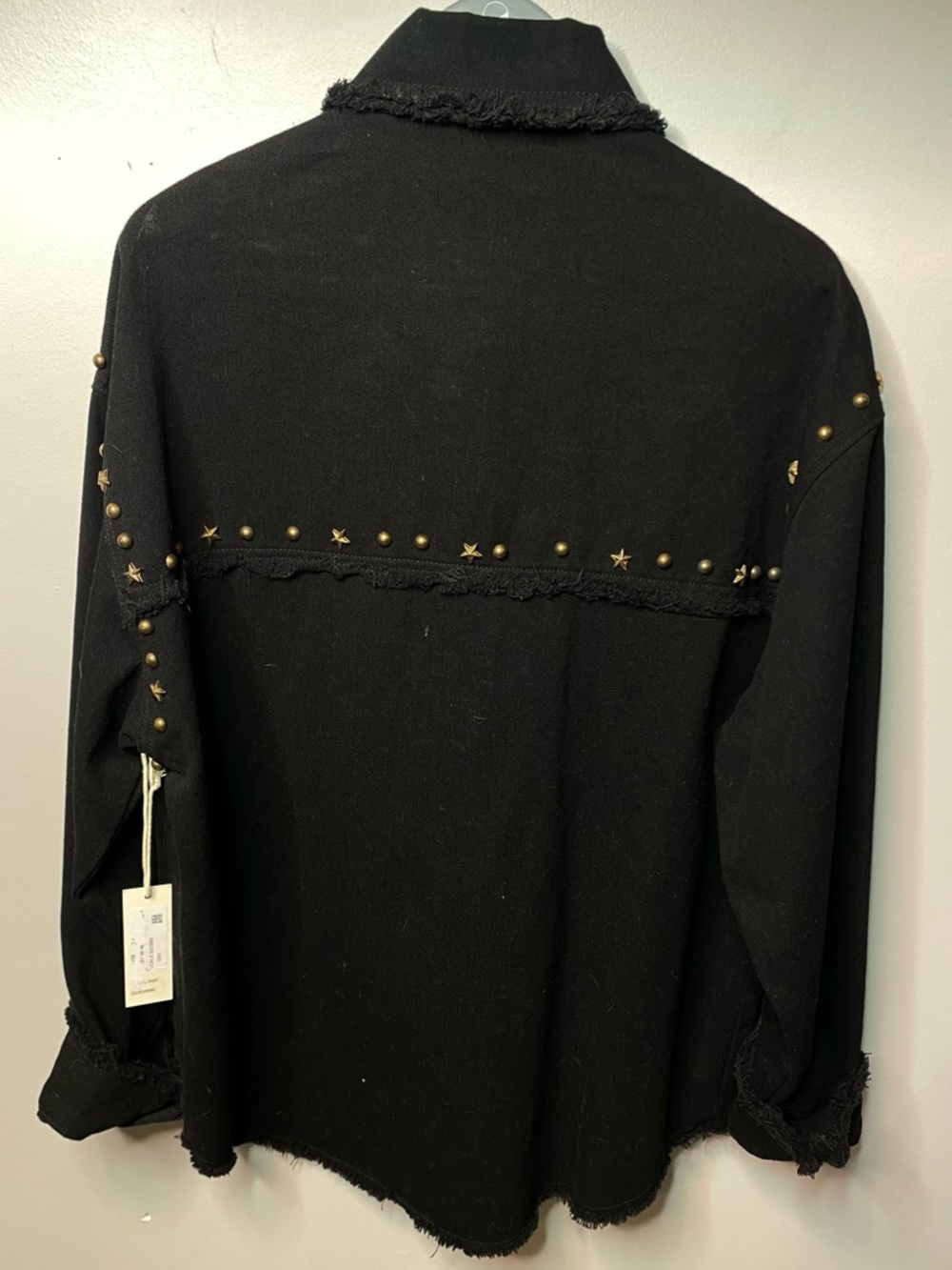 NWT Vintage Havana Studded Lightweight Shacket - Picture 2 of 4